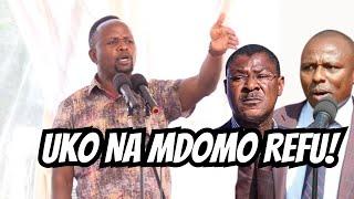 DON'T JUST TALK! Angry Natembeya Finally Lectures Ichungwa & Wetangula After they Attacked Him !