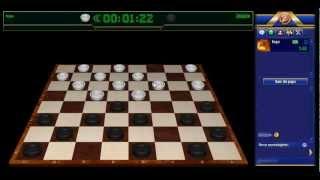 Playing checkers  applying a move in the saddam (fogo)