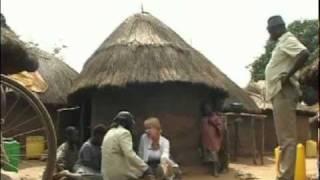 Helen Mirren in Kitgum, Northern Uganda, December 2004