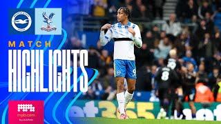 HIGHLIGHTS | Brighton v Crystal Palace | Premier League