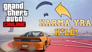 Edvisss Žaidžia - GTA Online #31 Karma yra K*LĖ! xD