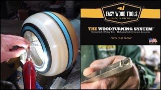 Woodturning a Resin and Milliput Enclosed Bowl - Easy Wood Tools Special