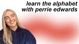 learn the alphabet with perrie edwards