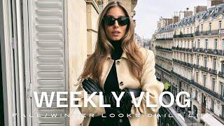 Weekly vlog in Paris: Styling fall/winter looks and going to the french countryside!