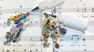 Dangle Charms for Glue Bottles or Junk Journal Tassels- Craft With Me