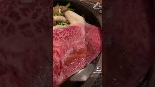 $200 wagyu "Japanese BBQ" steak course in Tokyo - 4K Shorts