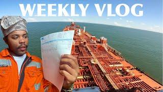 Week In The Life Of A Merchant Mariner | Pay Day Vlog | Ship Sailing through Hurricane IDA