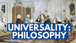 What is Universality? (Philosophy)