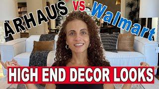 Arhaus Modern Luxury Living Room Design Ideas | Walmart High End Home Decor Dupes