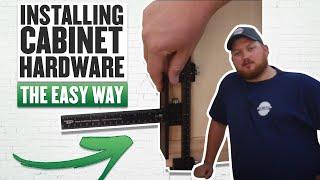 Installing Cabinet Hardware The Easy Way | True Position Tools Cabinet Hardware Jig