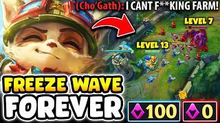 The Story of how Zwag got up 6 levels and 100 CS on this poor Cho'gath... (PERMA FREEZE) #7