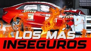 Top 10 Autos MAS INSEGUROS en pruebas de LatiNcap