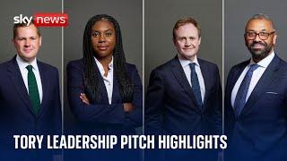 Highlights: Tory leadership pitches