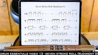 Drum Essentials Video 13 - Seven Stroke Roll (Rudiment 9) | NickCostaMusic.com