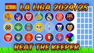 Beat The Keeper - La Liga 2024/25 - Algodoo Marble Race