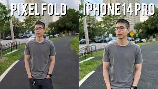 Pixel Fold vs iPhone 14 Pro Camera Comparison