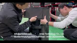 Flexible LED curved screen custom soft interactive pillar LED screens display module High Resolution