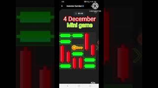 4 December Hamster Kombat Daily Mini Game Puzzle Solved Today #minigame #hamsterkombat #puzzlegame