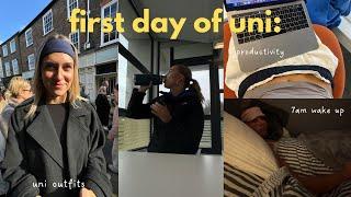 first day back at uni vlog: grwm, studying & a night out.