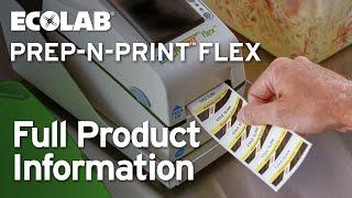 Ecolab® Prep-n-Print Flex Automated Labeling System