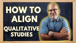 How to ALIGN Your QUALITATIVE Study || Purpose, Problem, and Research Questions