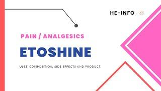 #Etoshine | Uses, composition, side effects and product| Etoricoxib