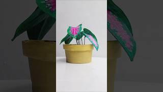 Diy Miniature plant #shortfeed #diy #craft #viral #craftertinni #miniatureplant #miniart #short