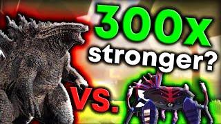 What Would GODZILLA'S STATS be in COS??