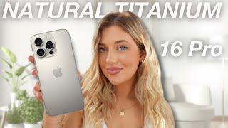 iPhone 16 Pro - NATURAL TITANIUM! Unboxing