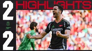 HIGHLIGHTS | Liverpool vs Arsenal (2-2) | Premier League | Martinelli, Merino