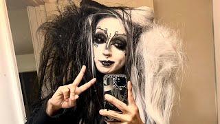 Goth makeup “tutorial”  for the day