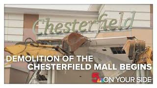 Chesterfield Mall demolition begins