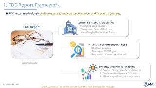 How Should You Make A Financial Due Diligence Report?⭐ from Online M&A Courses of mnainstitute.com