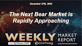 The Next Bear Market is Rapidly Approaching - Weekly Market Report with AJ Monte CMT