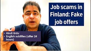 Jobs in Finland for foreigners : Employment scams