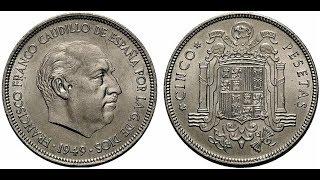 ¿Cuánto cuestan las 5 pesetas de 1949?