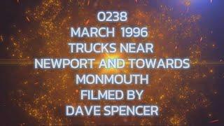 DS0242MDv  March 1996 LORRIES AT NEWPORT AND UP TOWARDS MONMOUTH BY DAVE SPENCER