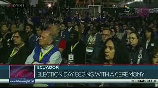 Ecuador: the CNE inaugurated the elections in an official ceremony