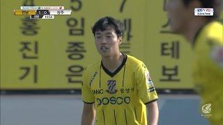 [프로축구] 안용우의 슈팅을 가차없이 펀칭하는 홍정남 (11.22)