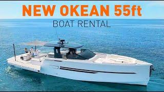 Antibes luxury boat rental on Okean 55 - French Riviera