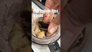 High protein Oreo creami #asmr #creami