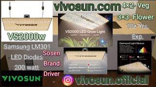 @VIVOSUN®️ @vivosun.official VS2000w LED GrowLight Sponsorship in Action-Unboxing/Install #Review