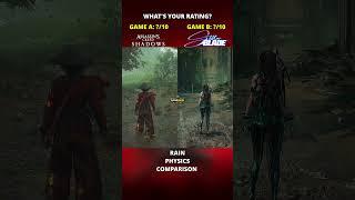 Rain Comparison | Assassin's Creed Shadows vs Stellar Blade PC Comparison #stellarblade #gaming