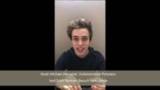 Lesung aus verbrannten Büchern, 22.5.2020 - Noah M. Henschel liest Erich Kästner „Besuch vom Lande“