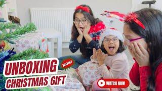 Unboxing Christmas Gifts | First Christmas in the UK #vlog23 #uk #nepali