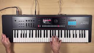 Roland Juno D6 Sound Demo (no talking)