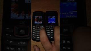 2x GT-E1086L - Startup and shutdown #shorts #oldphone