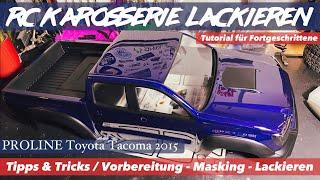 RC KAROSSERIE Lackieren mit WILLYWESTCUSTOMS - Fortgeschrittenen Tutorial / Tipps & Tricks für euch