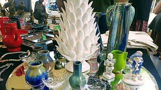 Paris France  Street shopping Paris|Marché aux Puces|FLEA MARKET | August 2024|Thrifting shopping