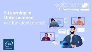 Webinar | E-learning in Unternehmen: wie funktioniert das?